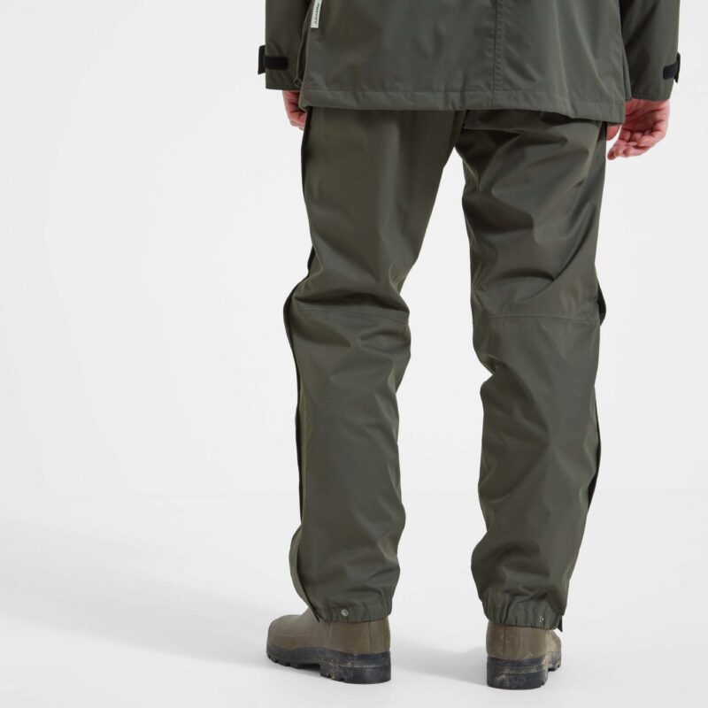 Schoffel Saxby Overtrousers waterproof trousers II in Tundra rear facin