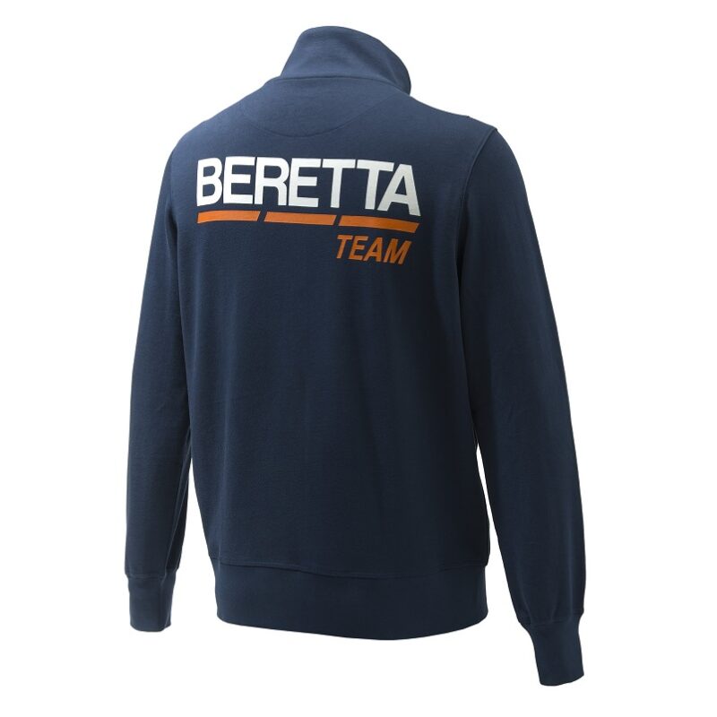 Beretta Team Sweatshirt Blue Total Eclipse from the Back