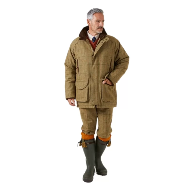 Alan Paine Combrook Tweed Waterproof Coat walking full outfit