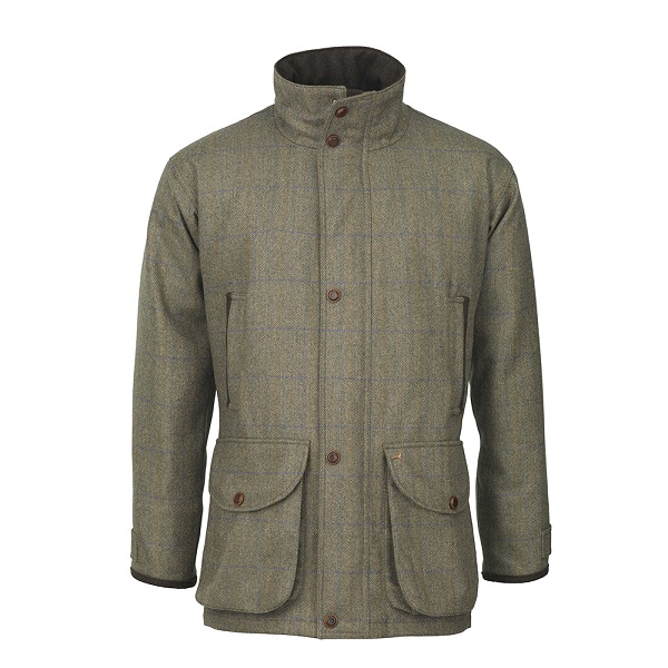 Laksen Wingfield Coat in Laird Check Tweed