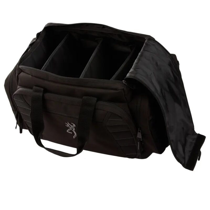 Browning Factor Range Bag top down view when open