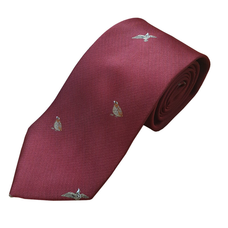 PL Sells Grouse Motiff Tie in maroon