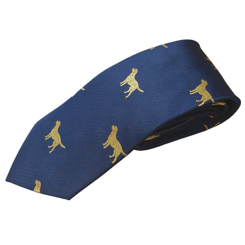 Pl Sells Navy Tie Pheasant Motif