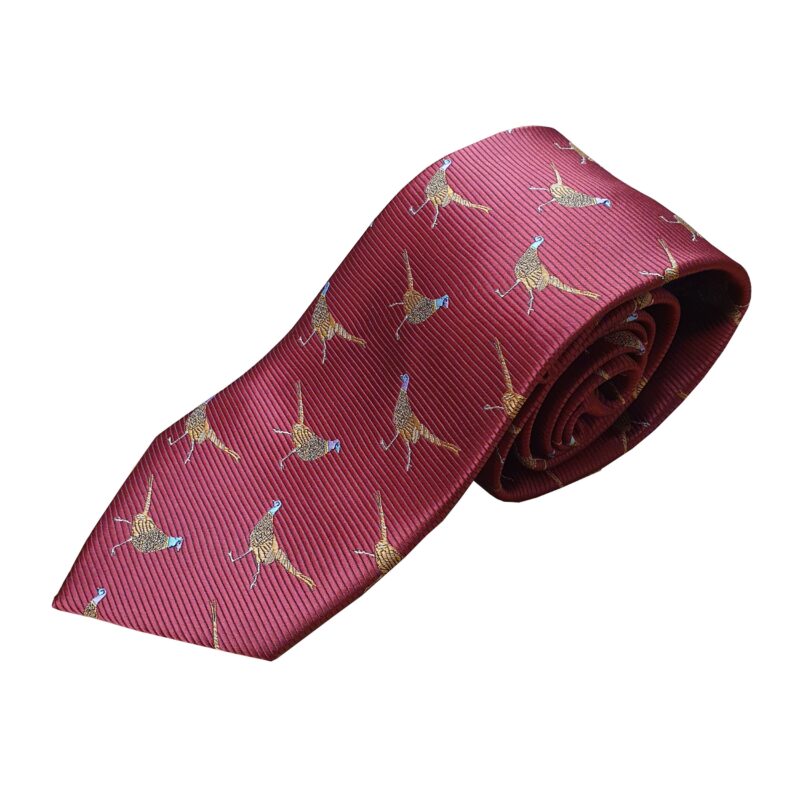 PL Sells Strutting Pheasant Tie Red