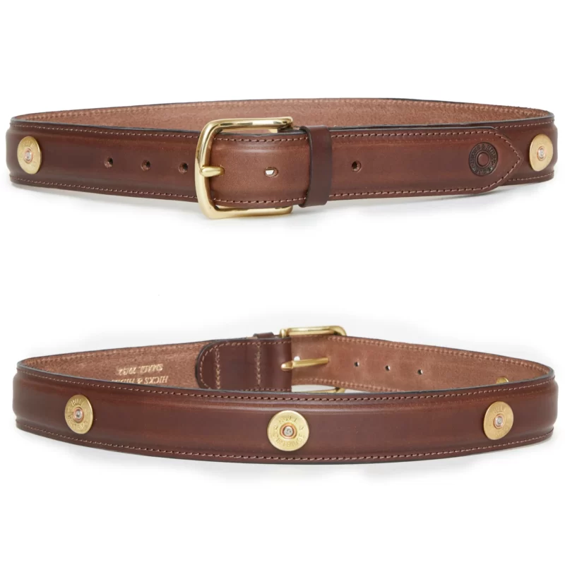 Hicks and Hides Broadway Multi Field Belt In Brown