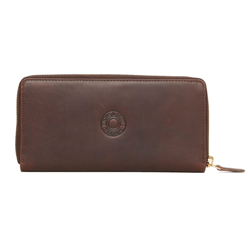 Hicks and Hides Chedworth Cartridge Purse Brown