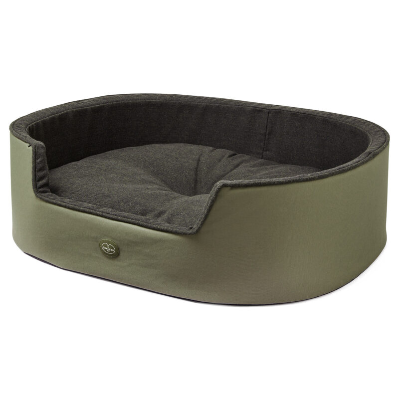 Le Chameau Dog Bed in Chameau Green